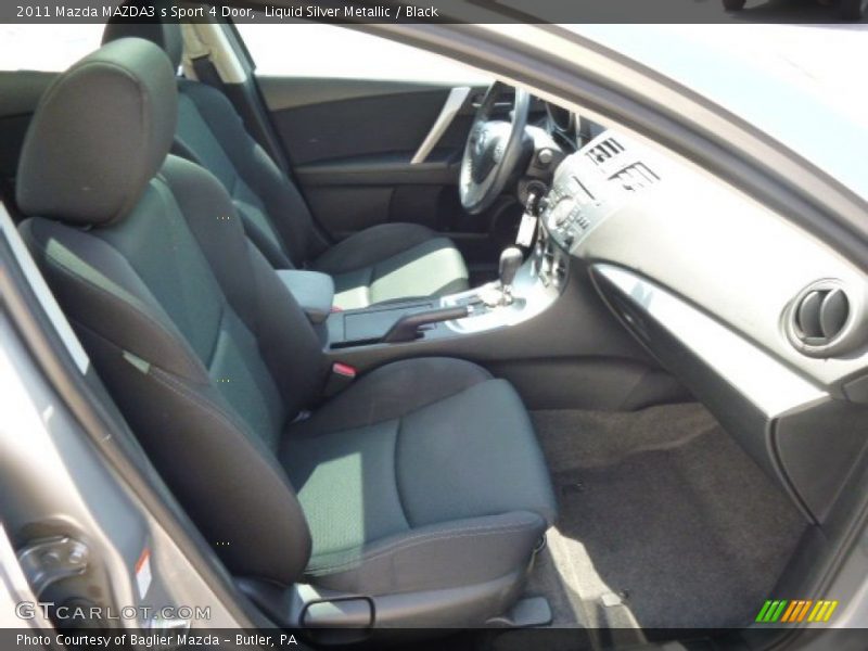Liquid Silver Metallic / Black 2011 Mazda MAZDA3 s Sport 4 Door