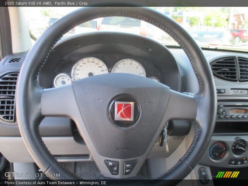Pacific Blue / Gray 2005 Saturn VUE V6 AWD
