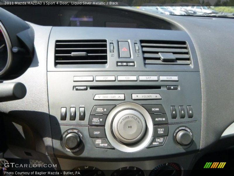Liquid Silver Metallic / Black 2011 Mazda MAZDA3 s Sport 4 Door