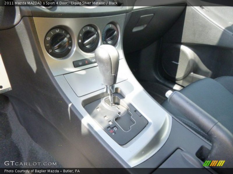 Liquid Silver Metallic / Black 2011 Mazda MAZDA3 s Sport 4 Door
