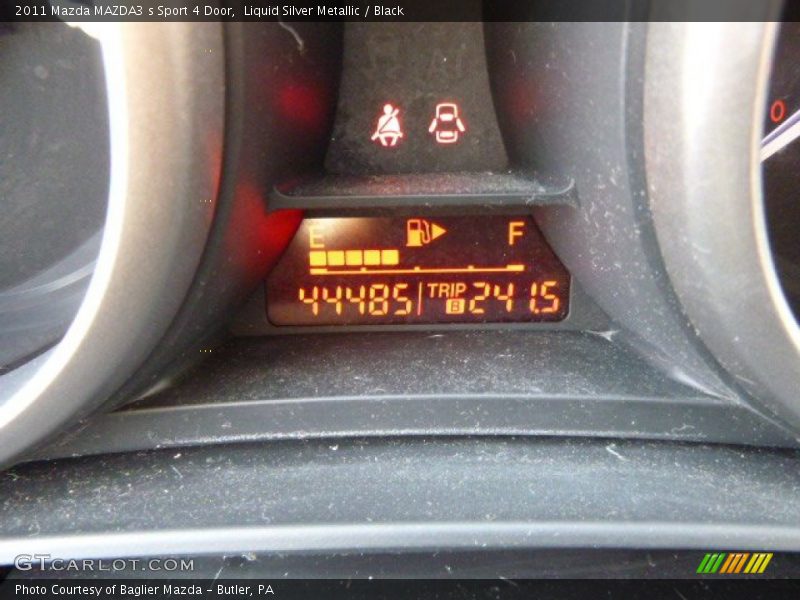 Liquid Silver Metallic / Black 2011 Mazda MAZDA3 s Sport 4 Door