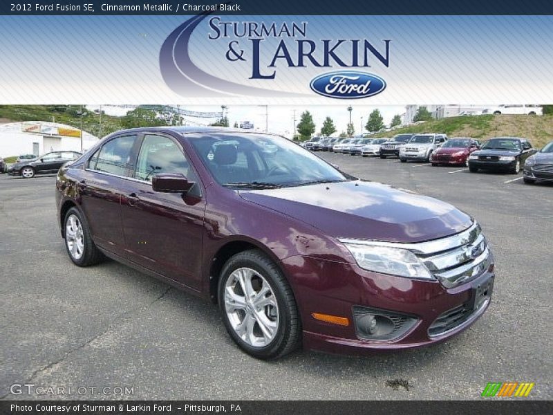 Cinnamon Metallic / Charcoal Black 2012 Ford Fusion SE