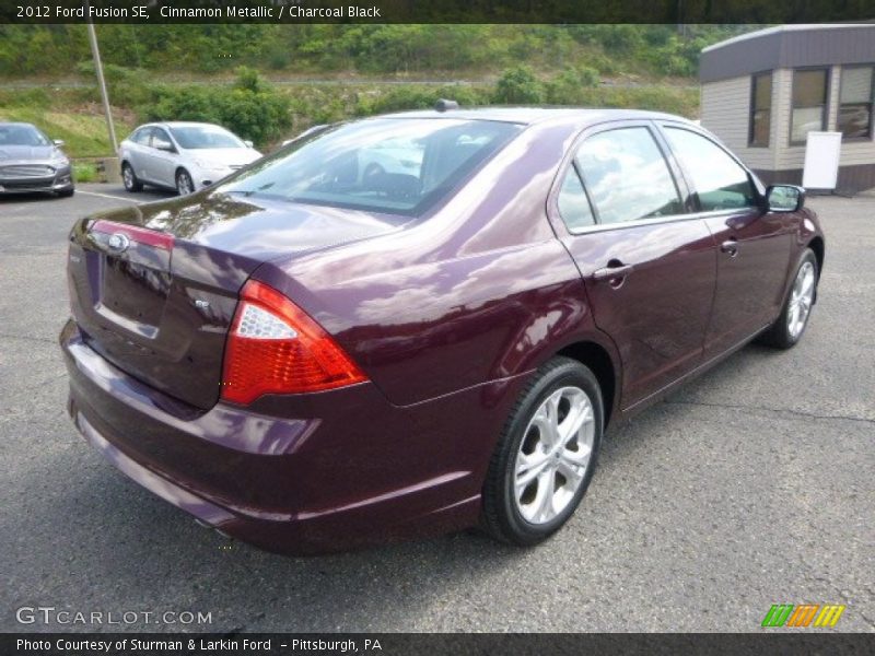 Cinnamon Metallic / Charcoal Black 2012 Ford Fusion SE
