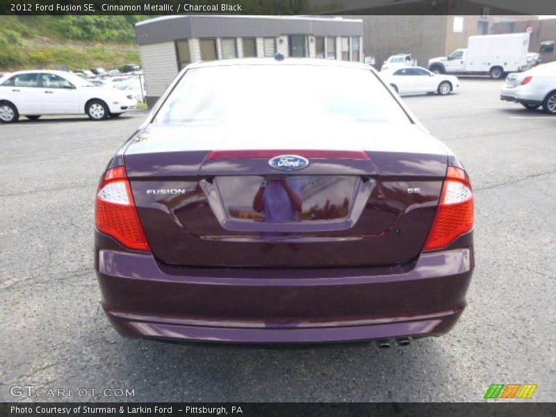 Cinnamon Metallic / Charcoal Black 2012 Ford Fusion SE