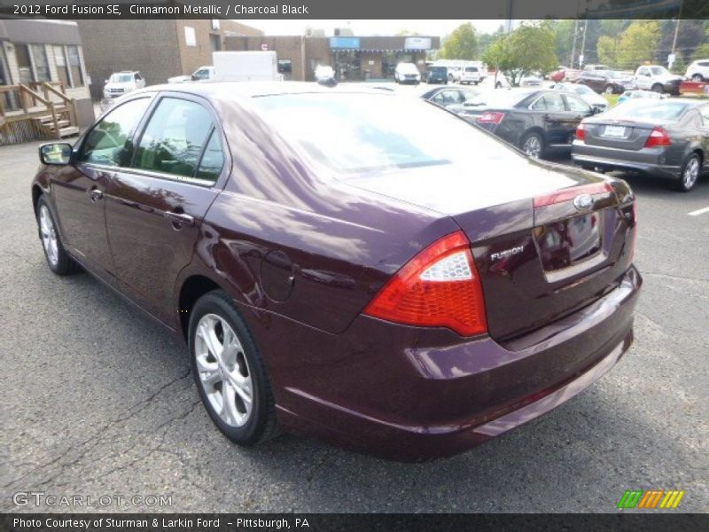 Cinnamon Metallic / Charcoal Black 2012 Ford Fusion SE