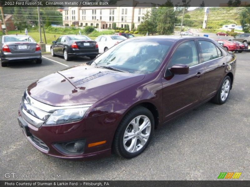 Cinnamon Metallic / Charcoal Black 2012 Ford Fusion SE