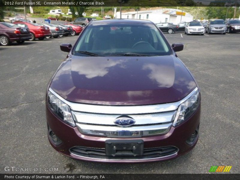 Cinnamon Metallic / Charcoal Black 2012 Ford Fusion SE