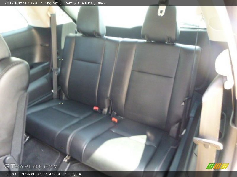 Stormy Blue Mica / Black 2012 Mazda CX-9 Touring AWD