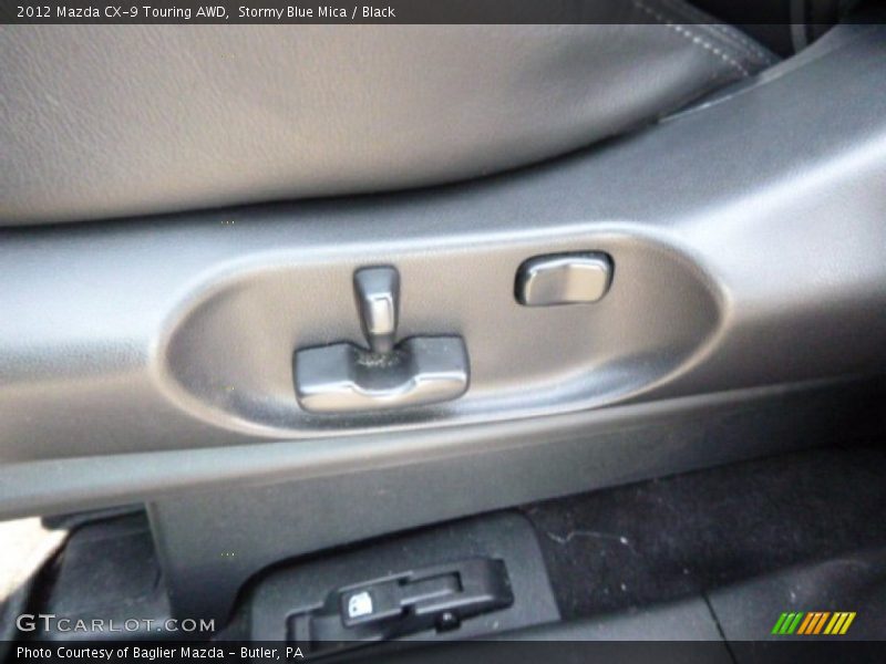 Stormy Blue Mica / Black 2012 Mazda CX-9 Touring AWD