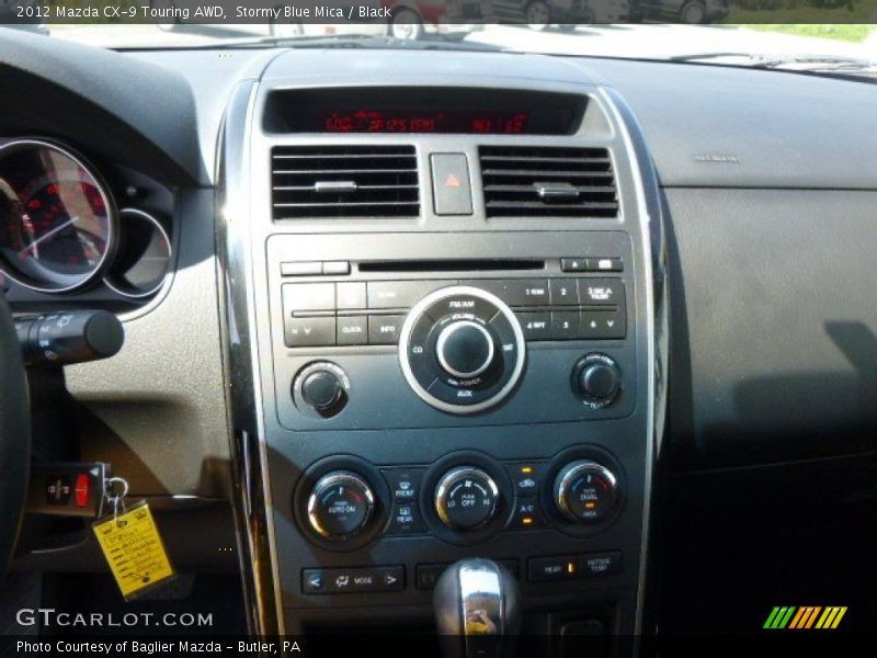 Stormy Blue Mica / Black 2012 Mazda CX-9 Touring AWD