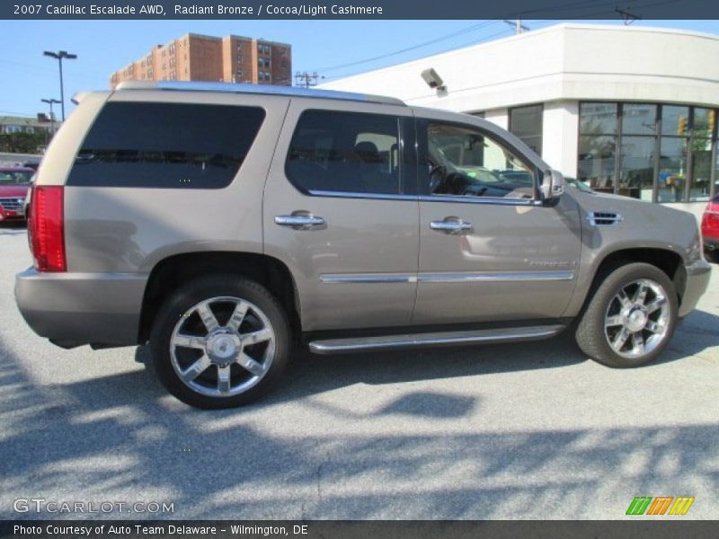 Radiant Bronze / Cocoa/Light Cashmere 2007 Cadillac Escalade AWD