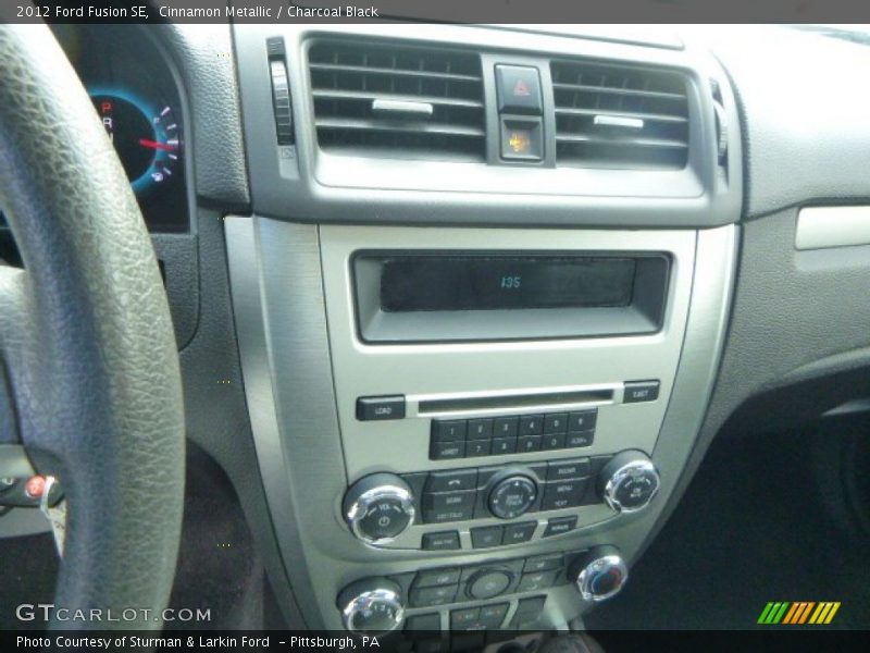 Cinnamon Metallic / Charcoal Black 2012 Ford Fusion SE