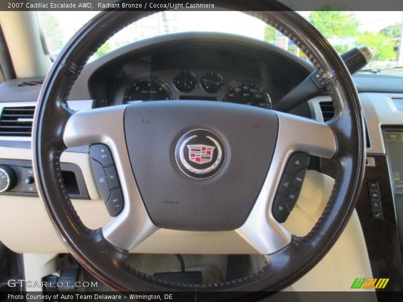 Radiant Bronze / Cocoa/Light Cashmere 2007 Cadillac Escalade AWD