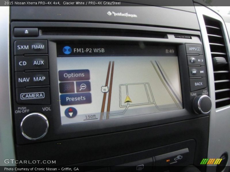 Navigation of 2015 Xterra PRO-4X 4x4