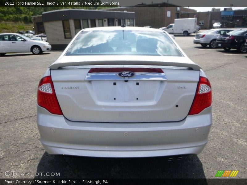 Ingot Silver Metallic / Medium Light Stone 2012 Ford Fusion SEL