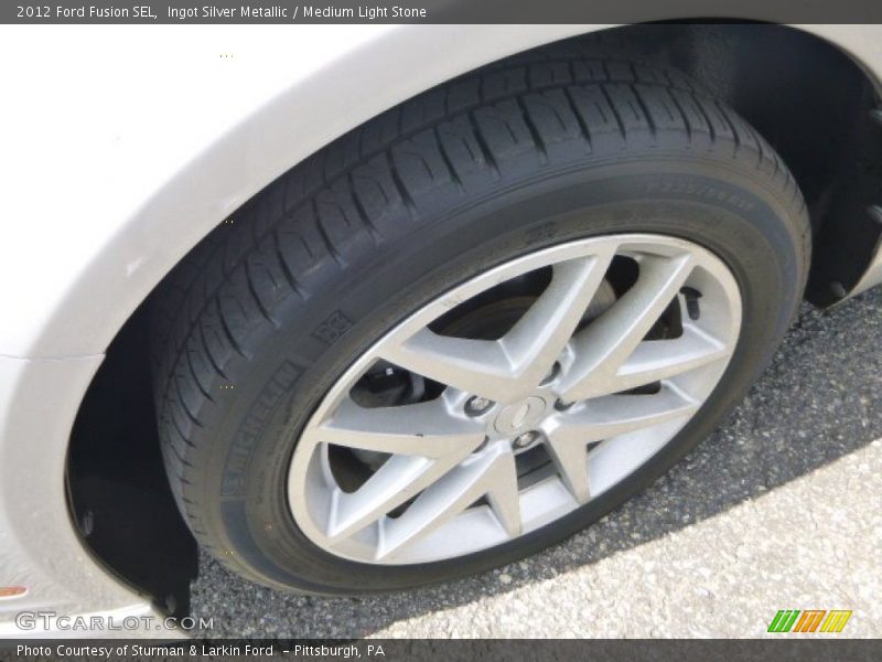 Ingot Silver Metallic / Medium Light Stone 2012 Ford Fusion SEL