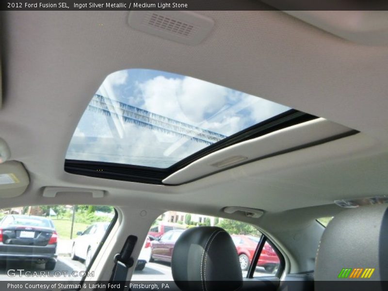Ingot Silver Metallic / Medium Light Stone 2012 Ford Fusion SEL