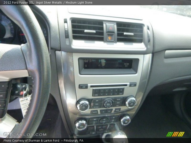 Ingot Silver Metallic / Medium Light Stone 2012 Ford Fusion SEL