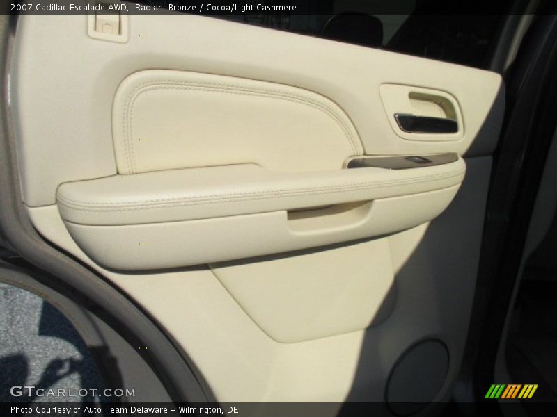 Radiant Bronze / Cocoa/Light Cashmere 2007 Cadillac Escalade AWD
