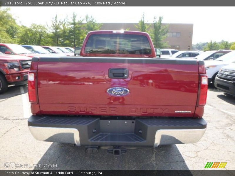 Ruby Red / Adobe 2015 Ford F250 Super Duty XLT Regular Cab 4x4