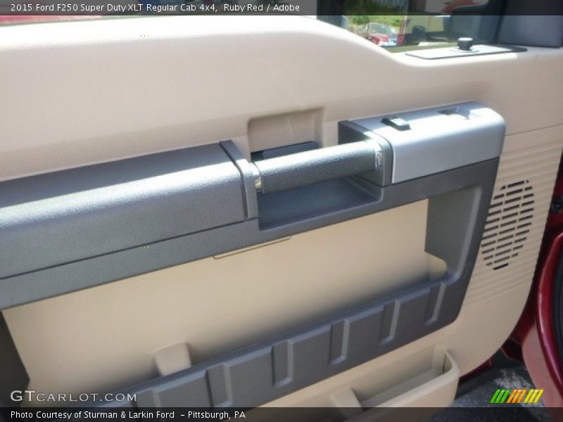 Ruby Red / Adobe 2015 Ford F250 Super Duty XLT Regular Cab 4x4