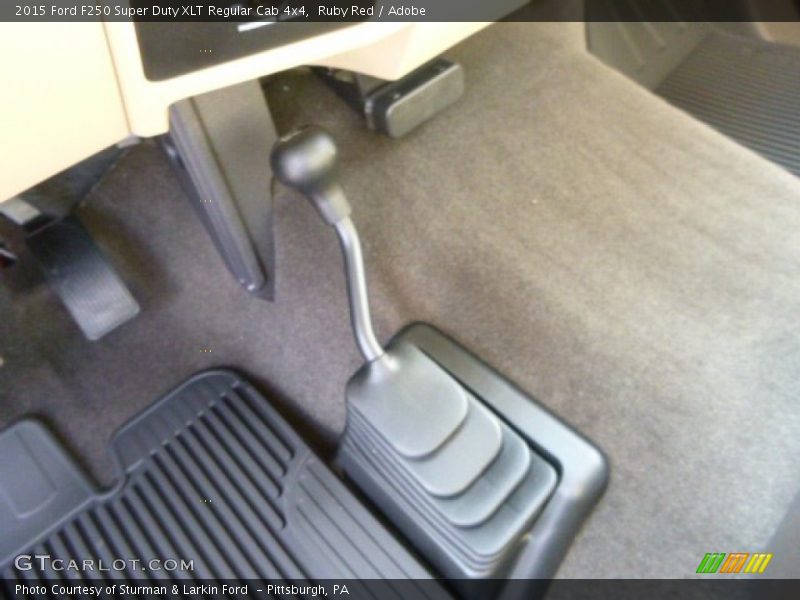Ruby Red / Adobe 2015 Ford F250 Super Duty XLT Regular Cab 4x4