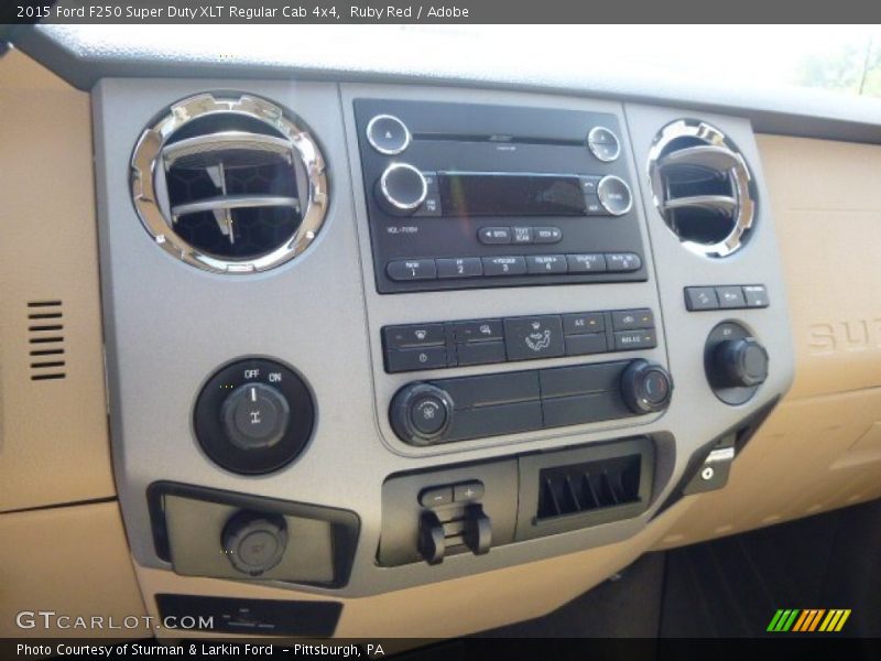 Ruby Red / Adobe 2015 Ford F250 Super Duty XLT Regular Cab 4x4