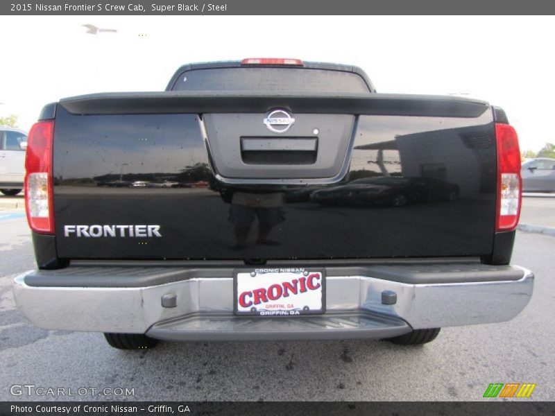 Super Black / Steel 2015 Nissan Frontier S Crew Cab