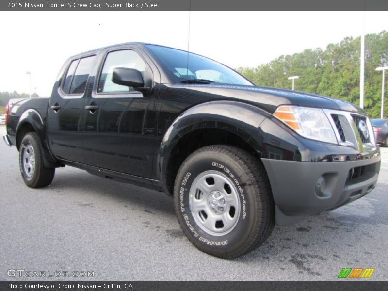 Super Black / Steel 2015 Nissan Frontier S Crew Cab