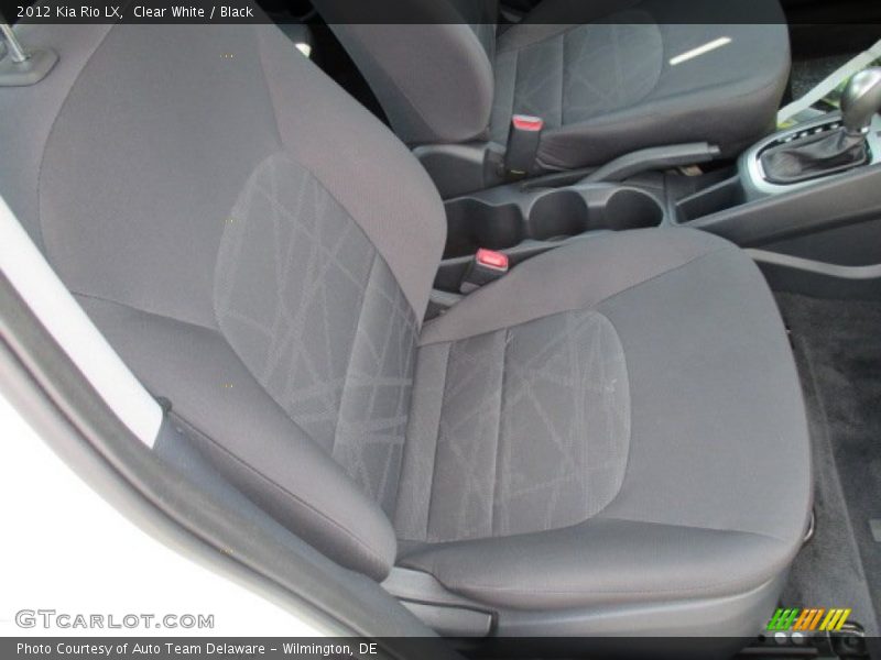 Clear White / Black 2012 Kia Rio LX