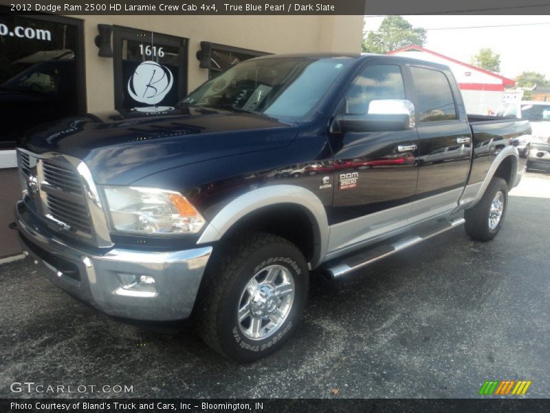 True Blue Pearl / Dark Slate 2012 Dodge Ram 2500 HD Laramie Crew Cab 4x4