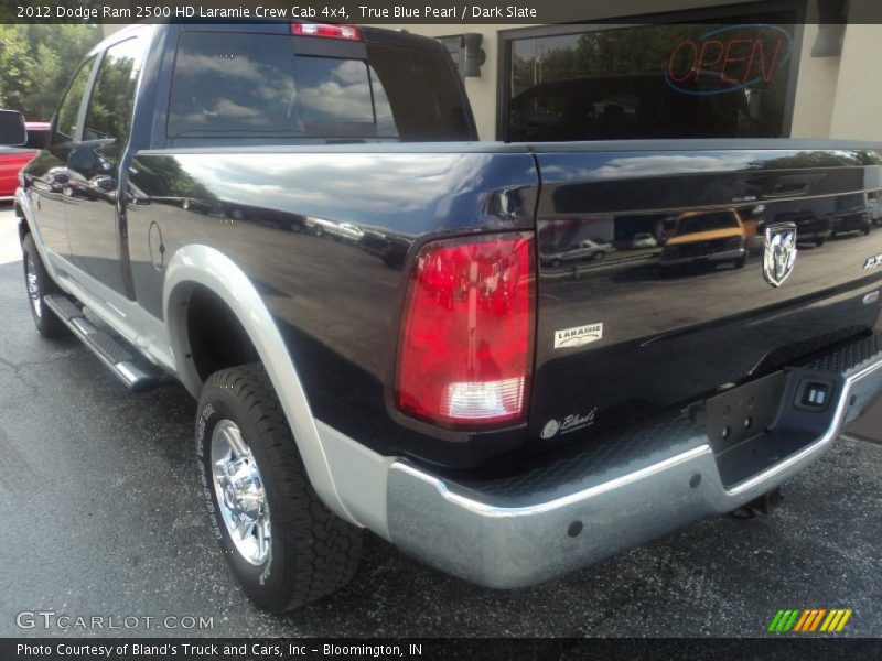 True Blue Pearl / Dark Slate 2012 Dodge Ram 2500 HD Laramie Crew Cab 4x4