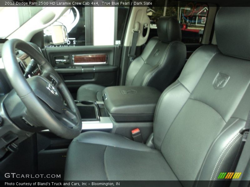 True Blue Pearl / Dark Slate 2012 Dodge Ram 2500 HD Laramie Crew Cab 4x4