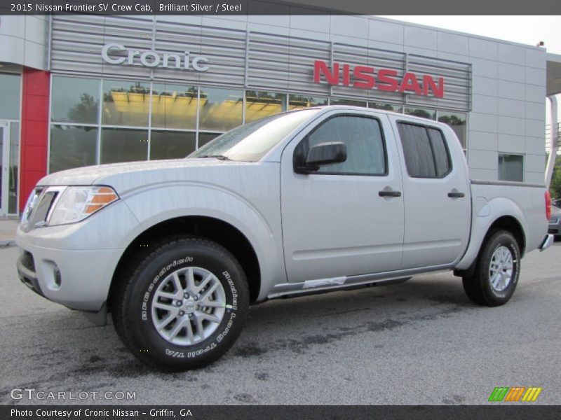 Brilliant Silver / Steel 2015 Nissan Frontier SV Crew Cab