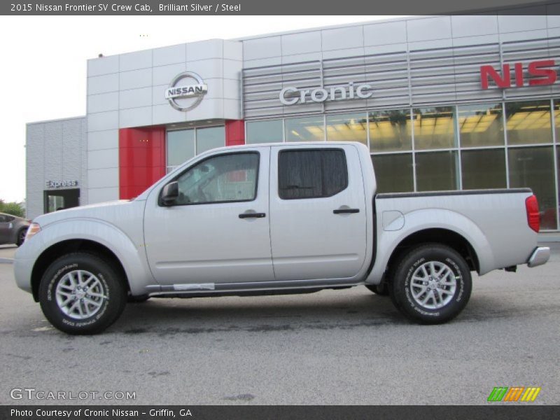 Brilliant Silver / Steel 2015 Nissan Frontier SV Crew Cab