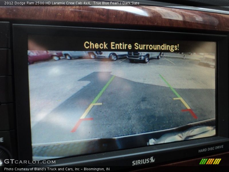 True Blue Pearl / Dark Slate 2012 Dodge Ram 2500 HD Laramie Crew Cab 4x4