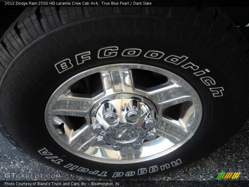 True Blue Pearl / Dark Slate 2012 Dodge Ram 2500 HD Laramie Crew Cab 4x4