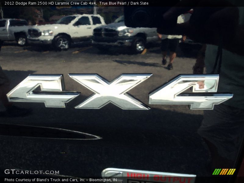 True Blue Pearl / Dark Slate 2012 Dodge Ram 2500 HD Laramie Crew Cab 4x4