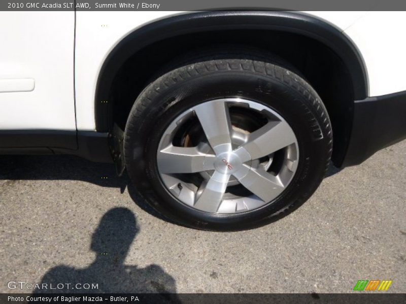 Summit White / Ebony 2010 GMC Acadia SLT AWD
