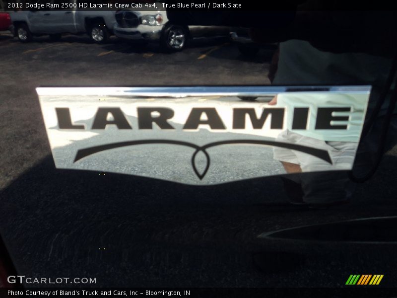 True Blue Pearl / Dark Slate 2012 Dodge Ram 2500 HD Laramie Crew Cab 4x4