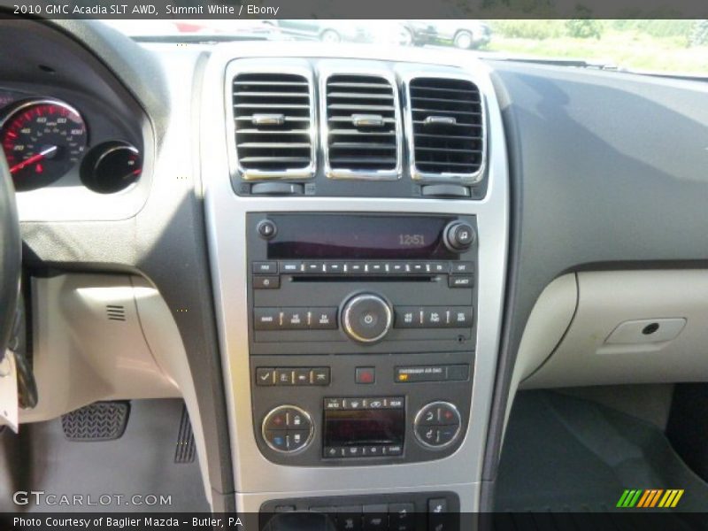 Summit White / Ebony 2010 GMC Acadia SLT AWD