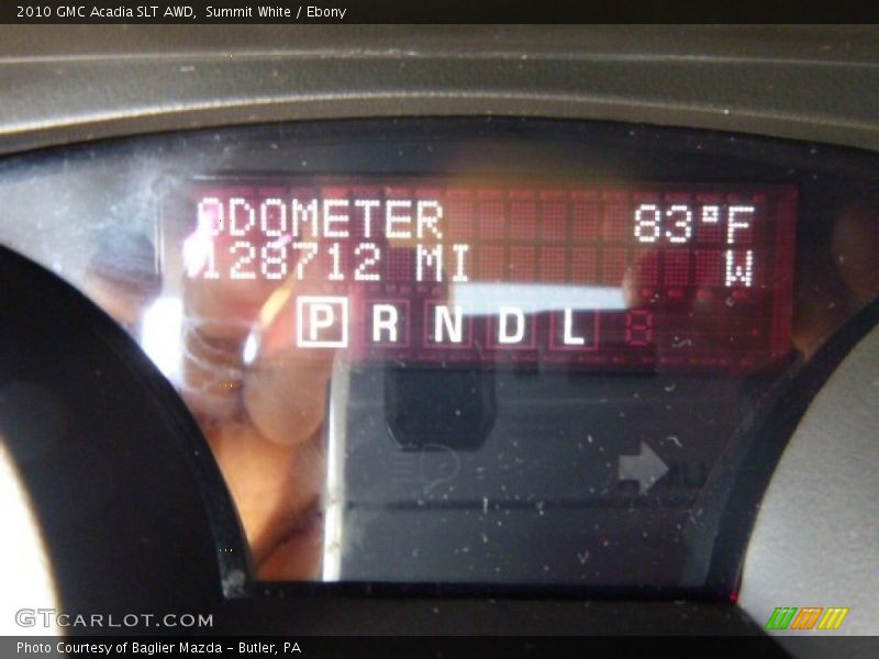 Summit White / Ebony 2010 GMC Acadia SLT AWD