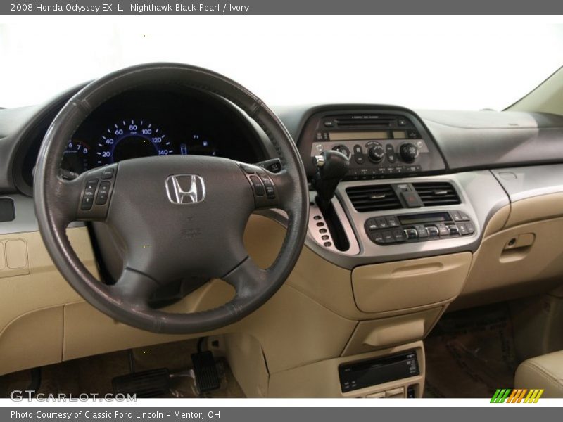 Nighthawk Black Pearl / Ivory 2008 Honda Odyssey EX-L