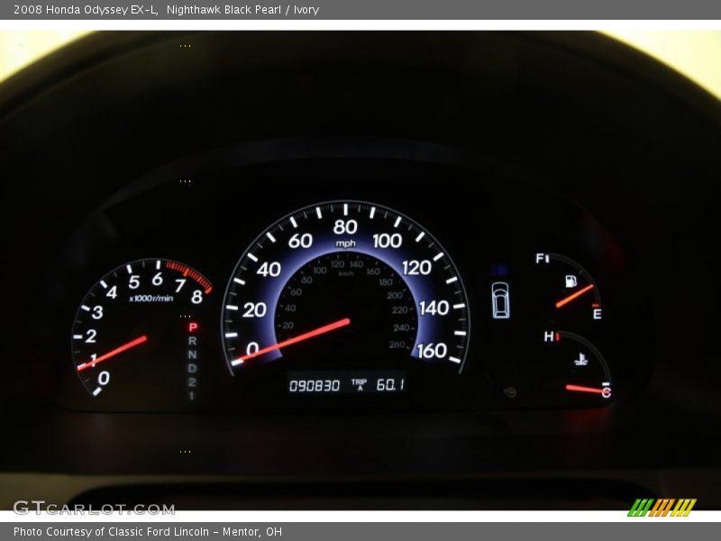 Nighthawk Black Pearl / Ivory 2008 Honda Odyssey EX-L
