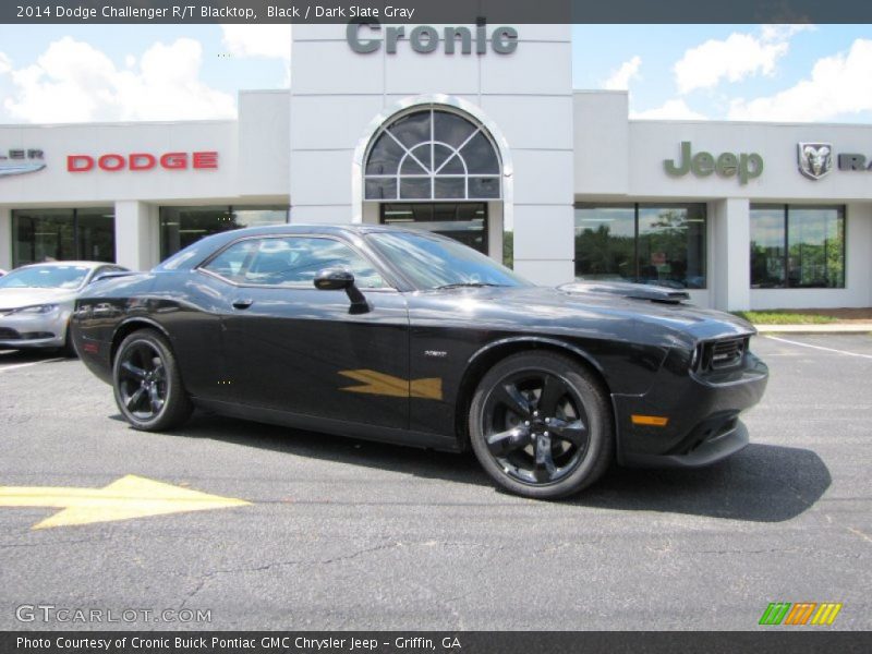 Black / Dark Slate Gray 2014 Dodge Challenger R/T Blacktop
