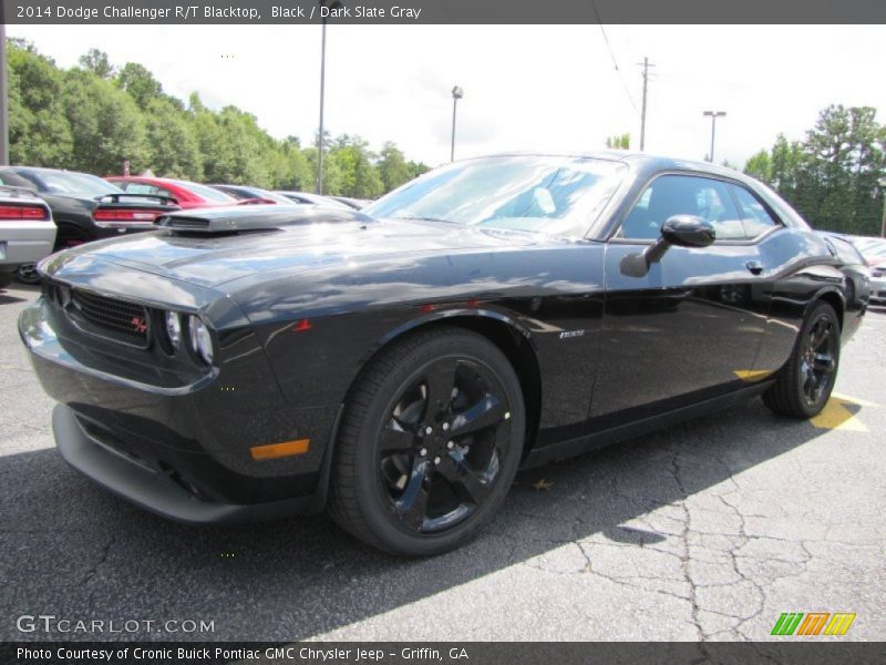 Black / Dark Slate Gray 2014 Dodge Challenger R/T Blacktop
