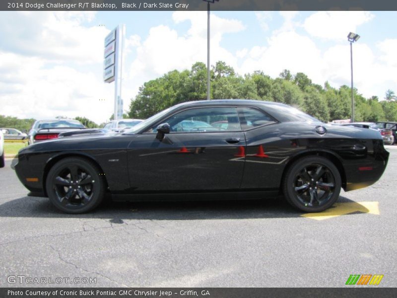 Black / Dark Slate Gray 2014 Dodge Challenger R/T Blacktop