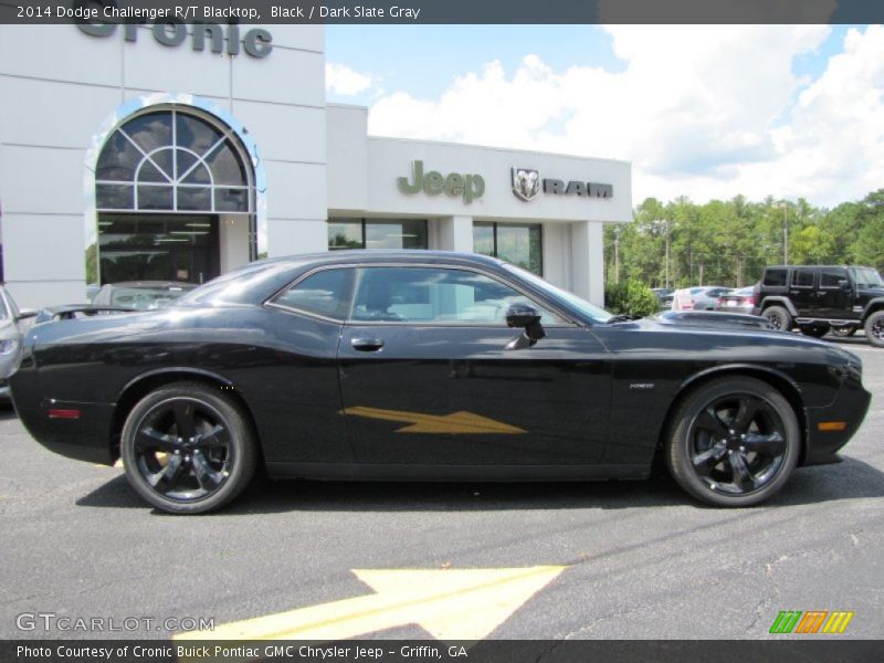 Black / Dark Slate Gray 2014 Dodge Challenger R/T Blacktop