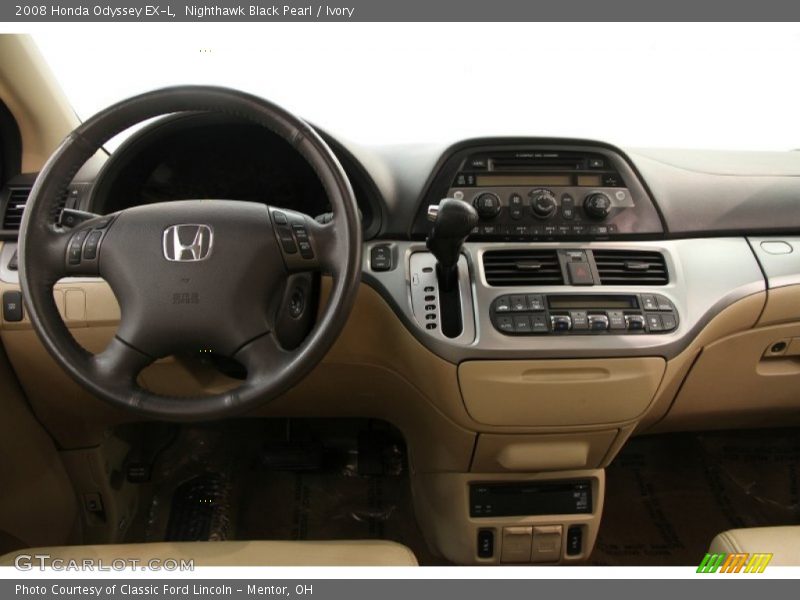 Nighthawk Black Pearl / Ivory 2008 Honda Odyssey EX-L
