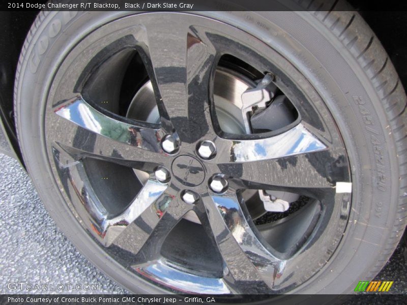 Black / Dark Slate Gray 2014 Dodge Challenger R/T Blacktop